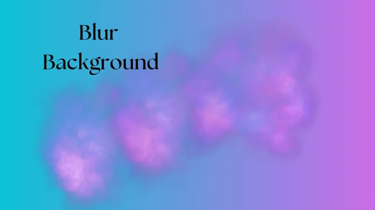 blur background